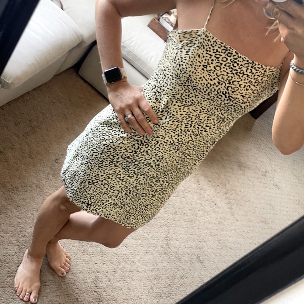 Volcom NWOT leopard mini dress